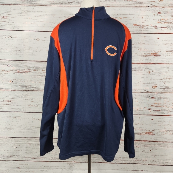 ANTIGUA Chicago Bears Quarter Zip Pullover (XL) - Picture 2 of 6